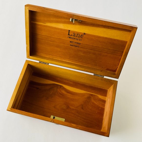 VINTAGE LANE Jewelry Box Signed by Dayton's EUC - Picture 4 of 7